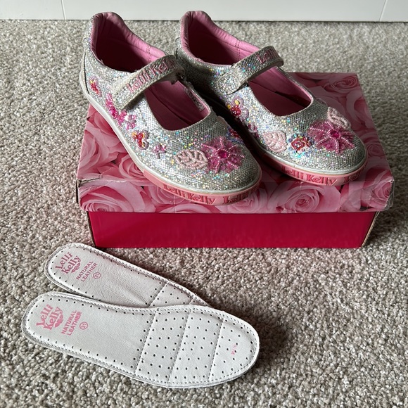 Lelli Kelly Glitter Daisy Dolly Mary Jane Sneakers - Picture 5 of 14